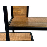 Étagère murale suspendue à livres de livres gegaux Bookboard 80 x 80 x 20 cm Bolton Metal Frame Black Matt