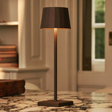 Lampe à poser rechargeable marron moka William