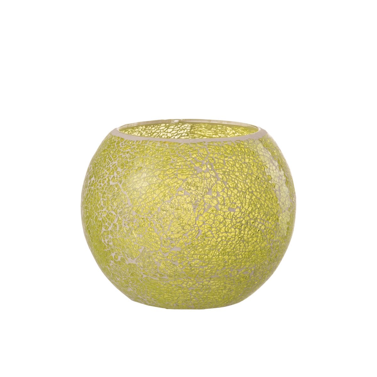 Bougeoir J-Line Mosaic Round, présentation sur une table