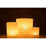 Lanterne J-Line Snow dans un salon moderne, décoration élégante