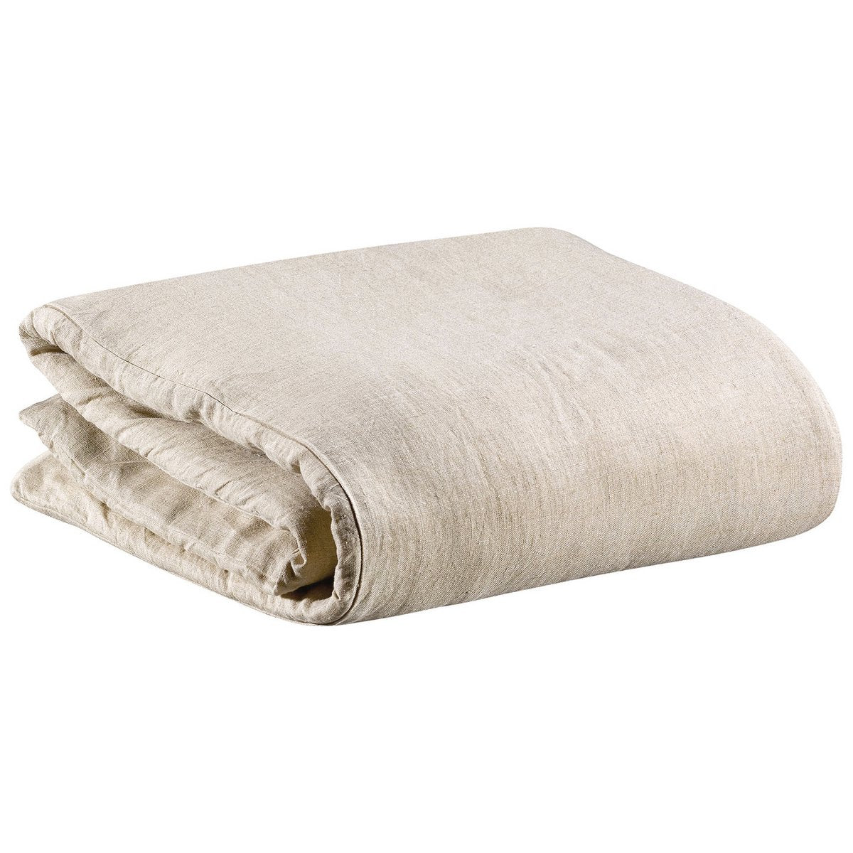 Housse de couette Stonewashed Zeff Naturel 260x240 en lin, texture douce et élégante