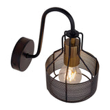 1er spot de lampe murale "Foro" en métal en noir, avec version E27, environ. 22 x 13,5 x 23 cm. Éclairage élégant pour le salon, la salle à manger ou la cuisine.
