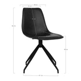 Lot de 2 chaises Monaco dans une salle à manger moderne