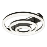 LED DE PLAGE CCT LED "circulo" en métal noir et en plastique de couleur sable Ø 60 cm