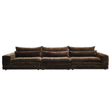 Détail du canapé Umber avec coussins confortables