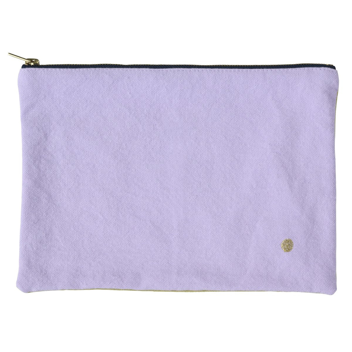 Pochette Tricolo Lilas Ananas, design élégant avec motifs colorés