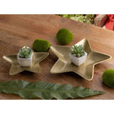 Déco Shell Star 12x 2er set box Master Box Starlight Gold ou Silver Christmas Decoration Aluminium