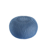 Pouf Premium Ø45 cm Seat tabouret à tricot Pouf à l'intérieur de la terrasse Pool Garden Sustainable