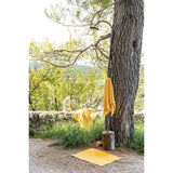 Serviette de toilette uni Zoé Mimosa 50 x 100