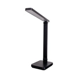 Lampe de table à LED "moteur" noir, métal et plastique, 38 cm de haut, dimmable, changeur de couleur CCT