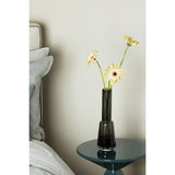 Grand vase design rétro moderne, couleur gris foncé, gris TYLER14