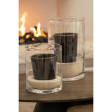 Photophore J-Line bord irrégulier bas - verre - transparent