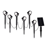 Solar / Earthpout 6 Set "Nomi" Env. 475 cm de long, en plastique noir, blanc chaud
