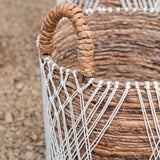 Panier à linge | Panier de plantes | Panier de rangement JUWANA en fibre de bananier