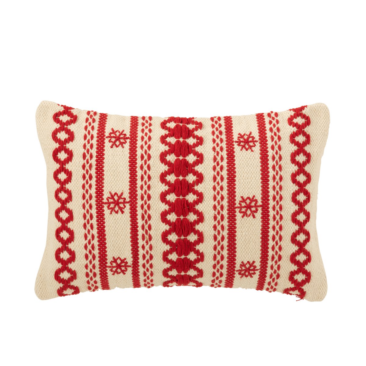 Coussin J-Line en coton sur une table de Noël