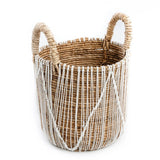 Le panier de macrame cousu droit - M