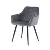 Fauteuils, lot de 2 avec revêtement en velours