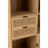 Armoire J-Line en MDF et métal, vue de dessus