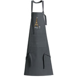 Tablier de cuisine recyclé Tour Eiffel avec poche Ombre 85 x 72
