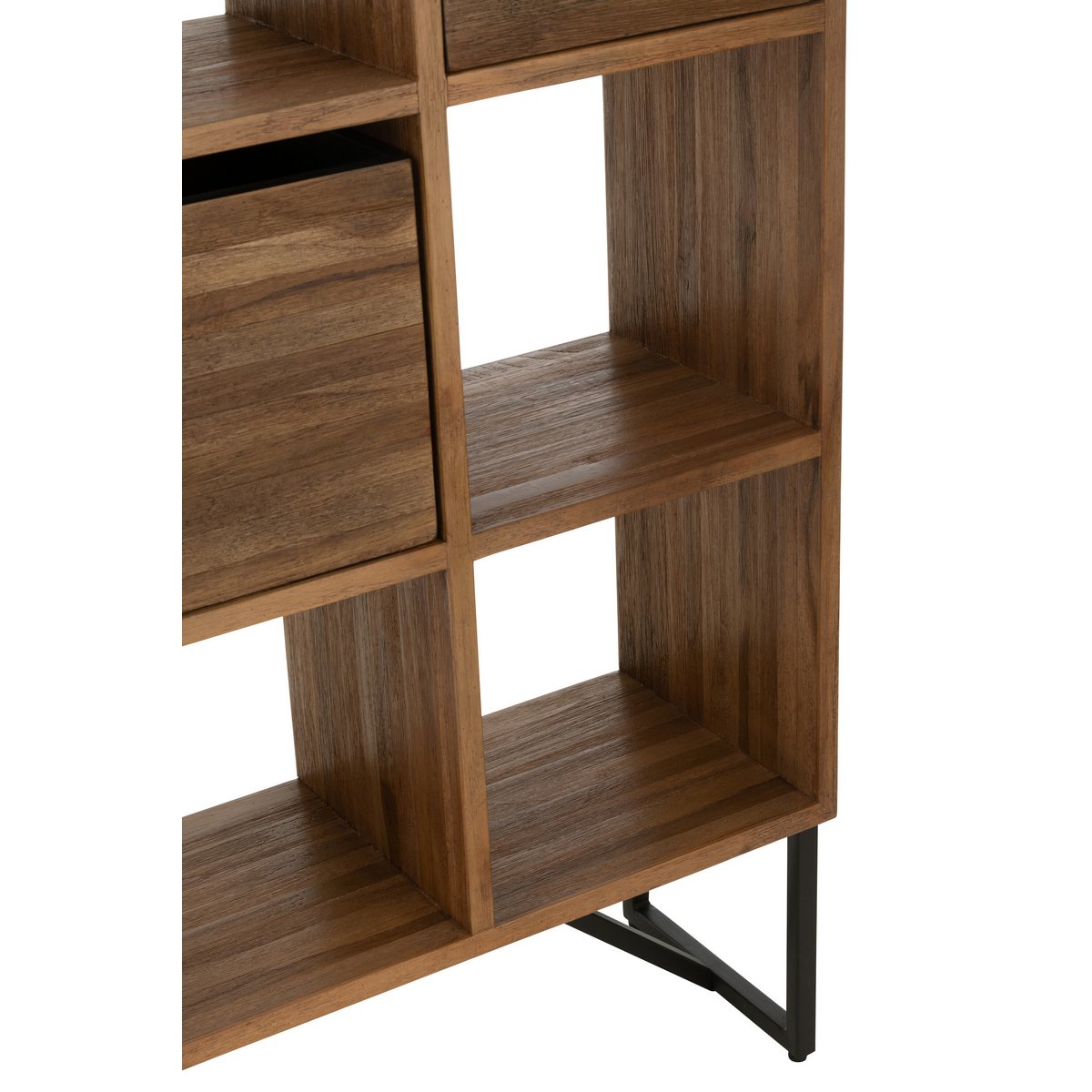 Armoire J-Line avec tiroirs, mise en scène dans un salon chic.