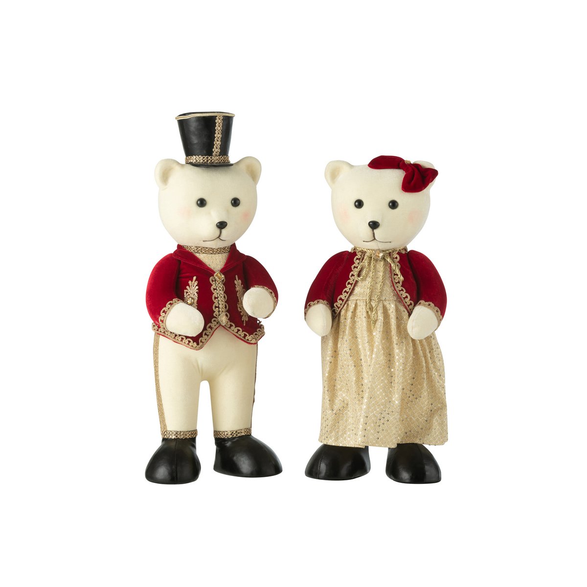 Ours en peluche J-Line, ambiance décorative dans un salon