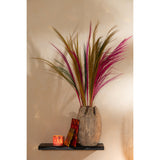 Bouquet de 15 brins d'herbe fuschia J-Line, vue d'ensemble
