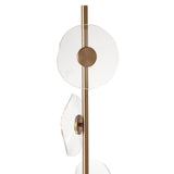 Lampadaire J-Line LED Fleur - fer/plastique - or