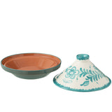 Détail des motifs colorés du Tajine Grenade J-Line.
