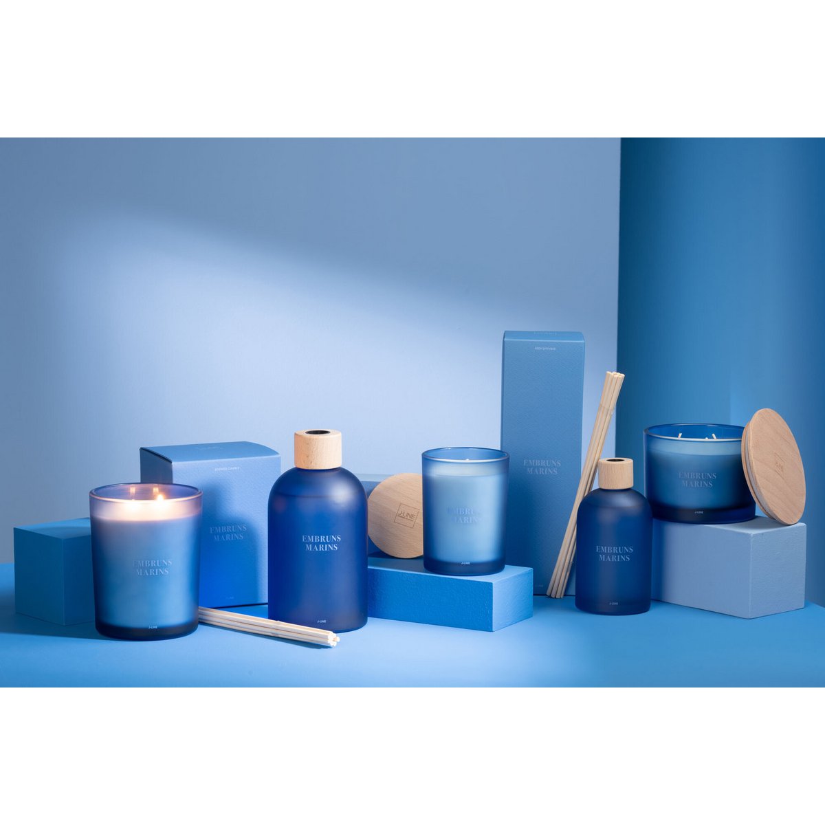Diffuseur J-Line Embruns Marins - ambiance décorative dans un salon