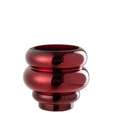 Photophore Cléa, détail du verre rouge foncé