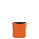 Pot de fleurs J-Line en céramique orange, design moderne, diamètre 16,5 cm