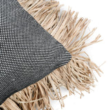 La Housse de Coussin Cotton Bonita - Noir Naturel - 30x50