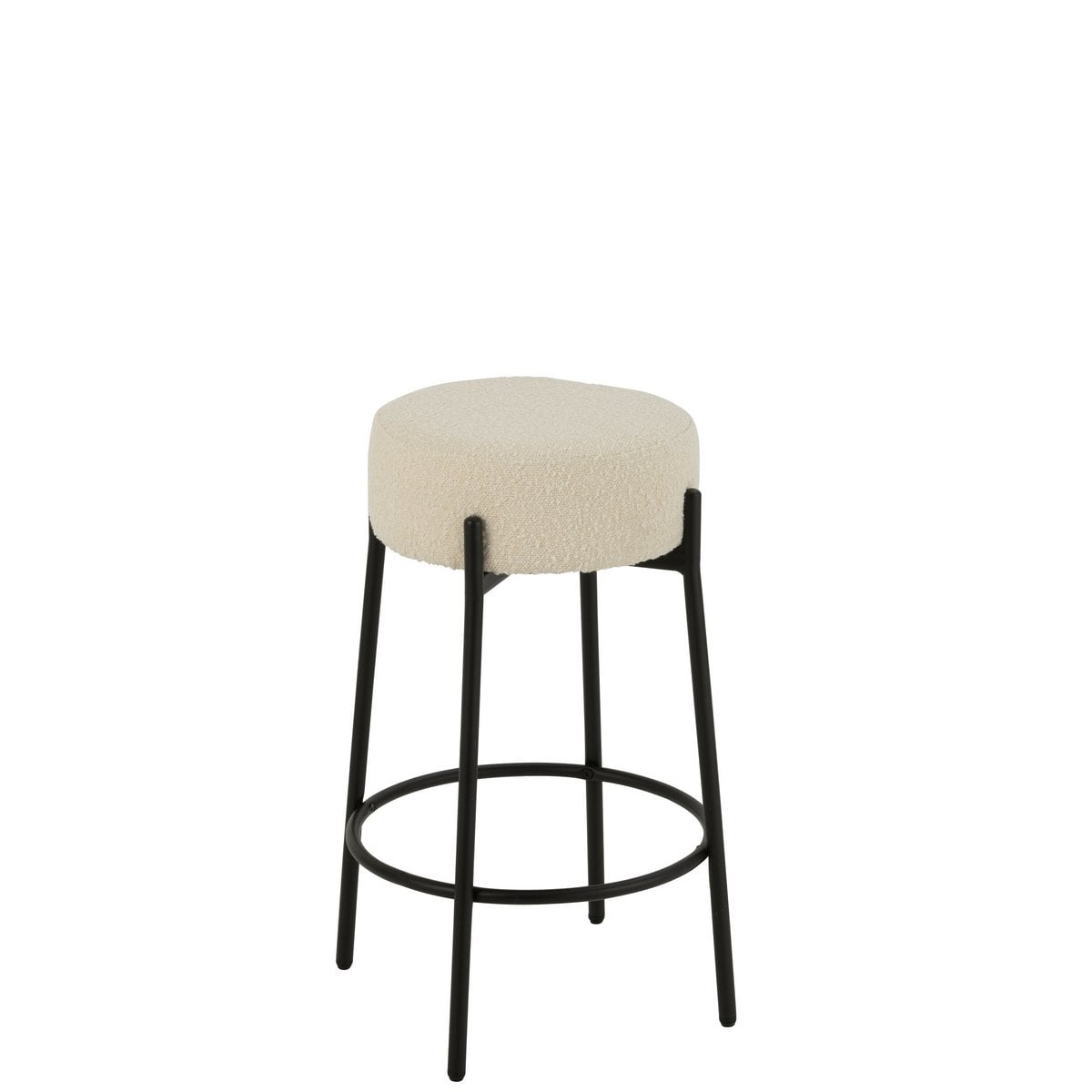 Tabouret de bar J-Line sur fond blanc, design épuré