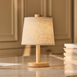 Lampe rechargeable en bois marron clair Rover