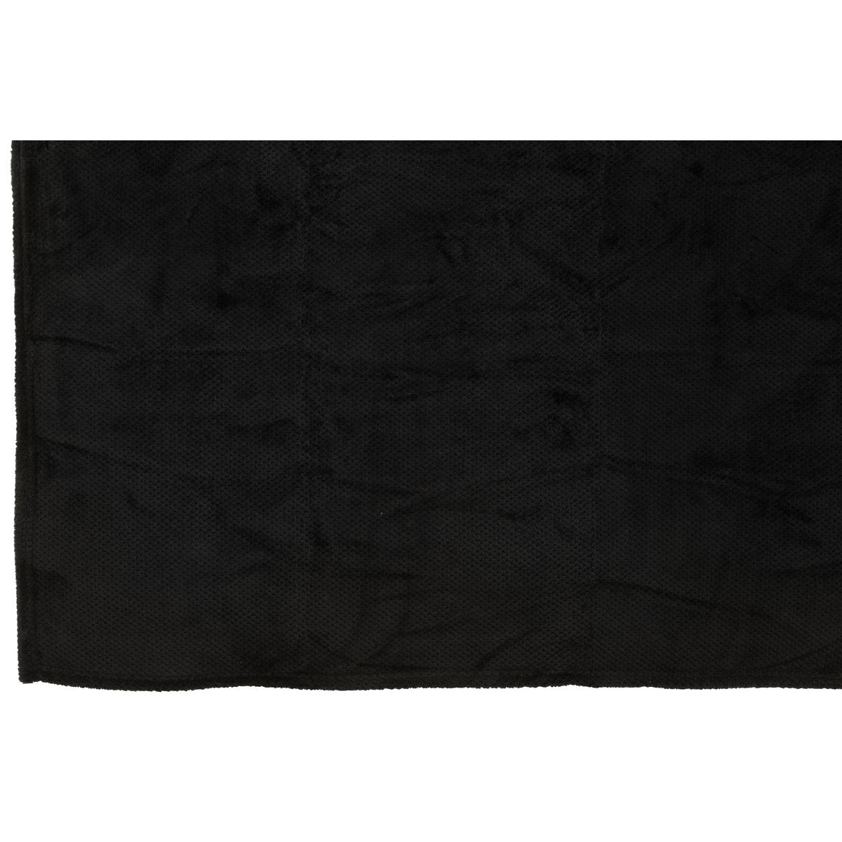 Couverture J-Line Snuggle en noir, vue d'ensemble élégante