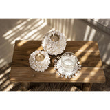 Coaster en coquillage Seagrass - Blanc