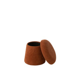 Tabouret J-Line Mushroom en bois naturel, vue de face