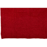 Détail de la texture de la couverture J-Line en chenille rouge.