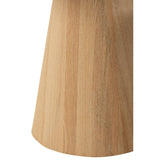 Tables d'appoint J-Line Round + Edge - bois - naturel - lot de 2