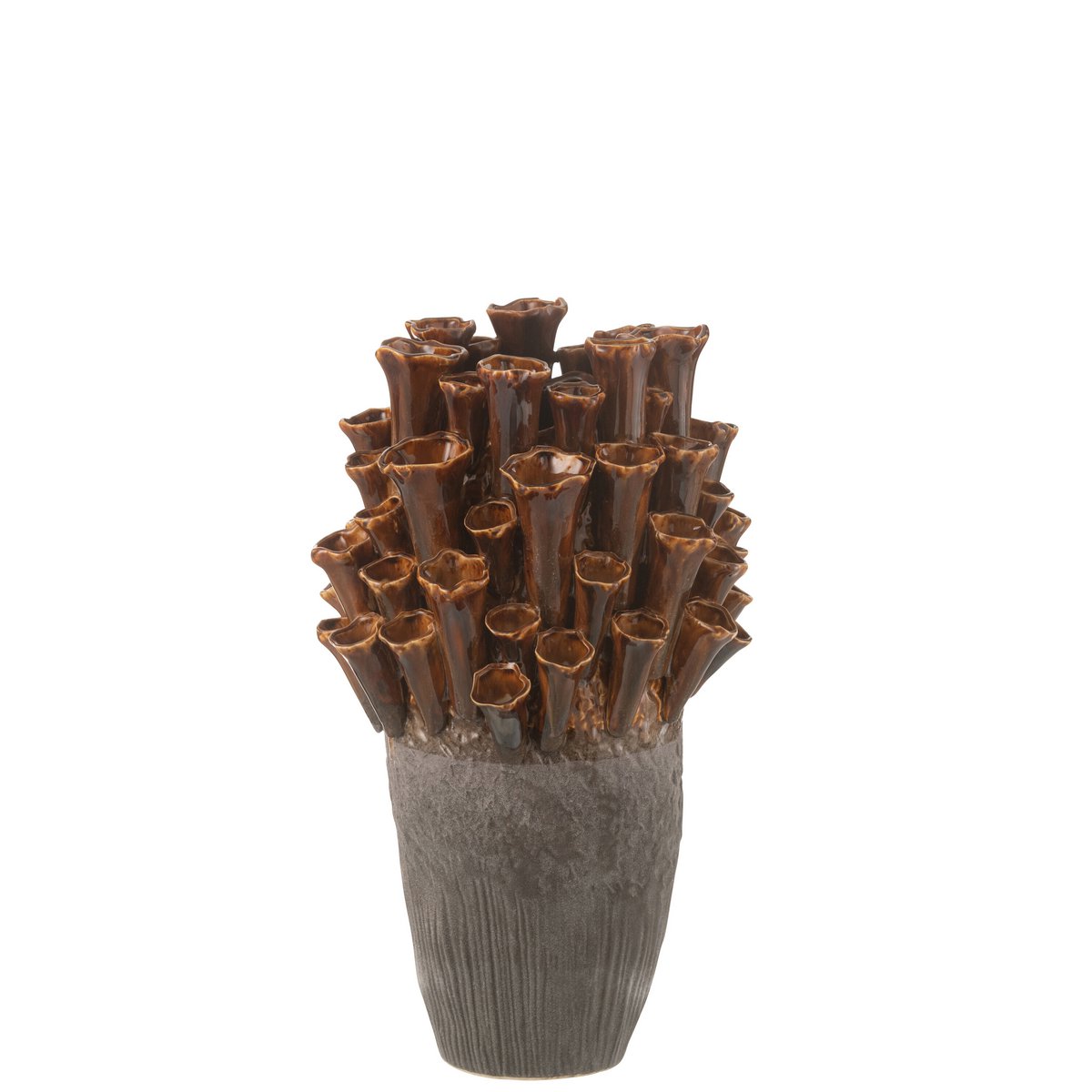 Vase Anémone de J-Line, parfait pour une décoration moderne