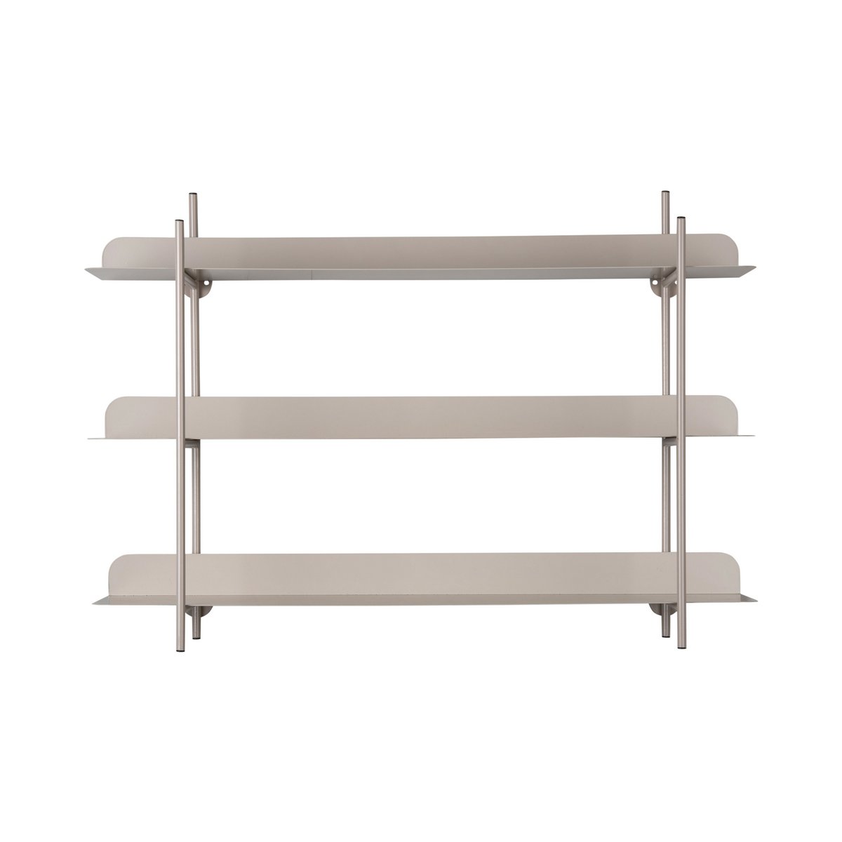 Support mural Tres en fer gris avec design minimaliste