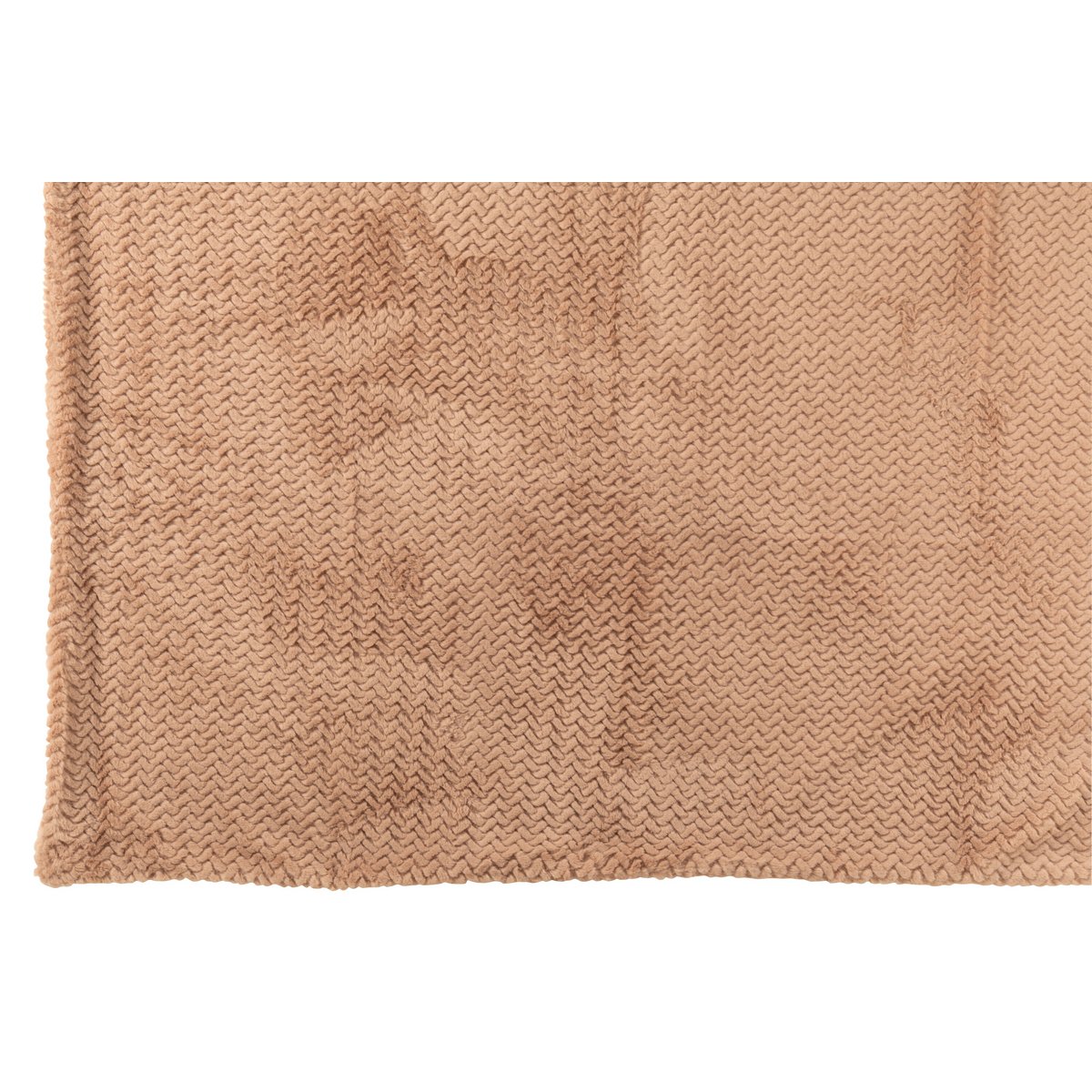 Couverture J-Line drapée sur un canapé moderne