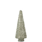 Détail du sapin de Noël Glitter J-Line, finition brillante