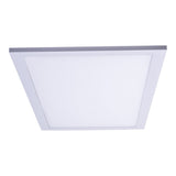 Panneau d'assemblage LED "Nicola", lampe de montage en métal et en plastique avec des LED fermement construites en blanc neutre, panneau pour l'intérieur de 29,5 x59,5 cm