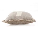 La Housse de Coussin Croix d'Ivoire - Blanc Naturel - 50x50