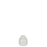 Vase Liline en marbre blanc, élégant et moderne, diamètre 10 cm