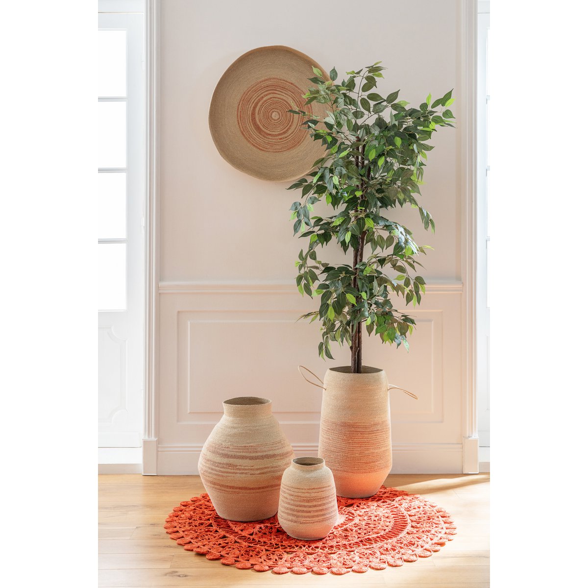 Détail du Ficus J-Line - plante en pot plastique élégant
