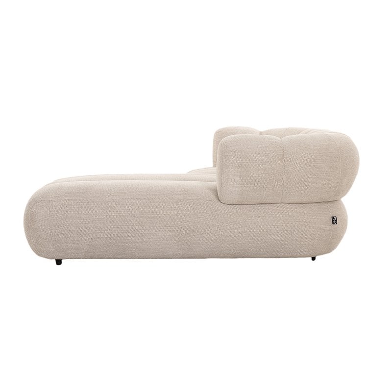 Canapé New York 2,5 places beige, angle mettant en valeur son design élégant.