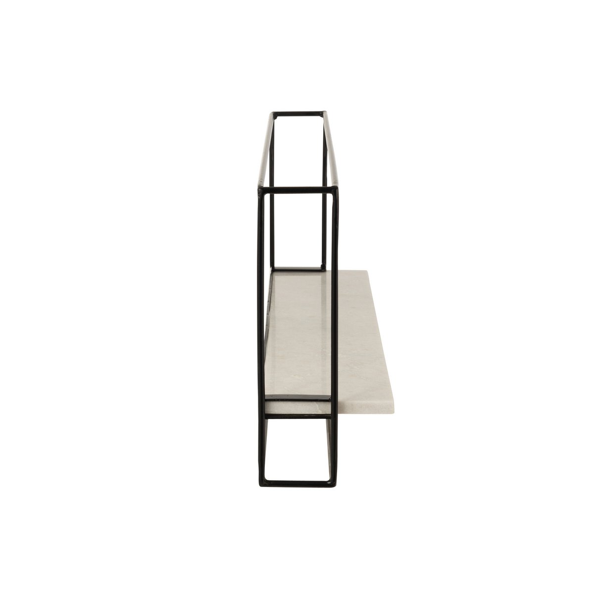 Détail du marbre blanc de l'étagère J-Line