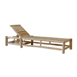 Chaise Lige en situation extérieure avec oreiller hydrofuge